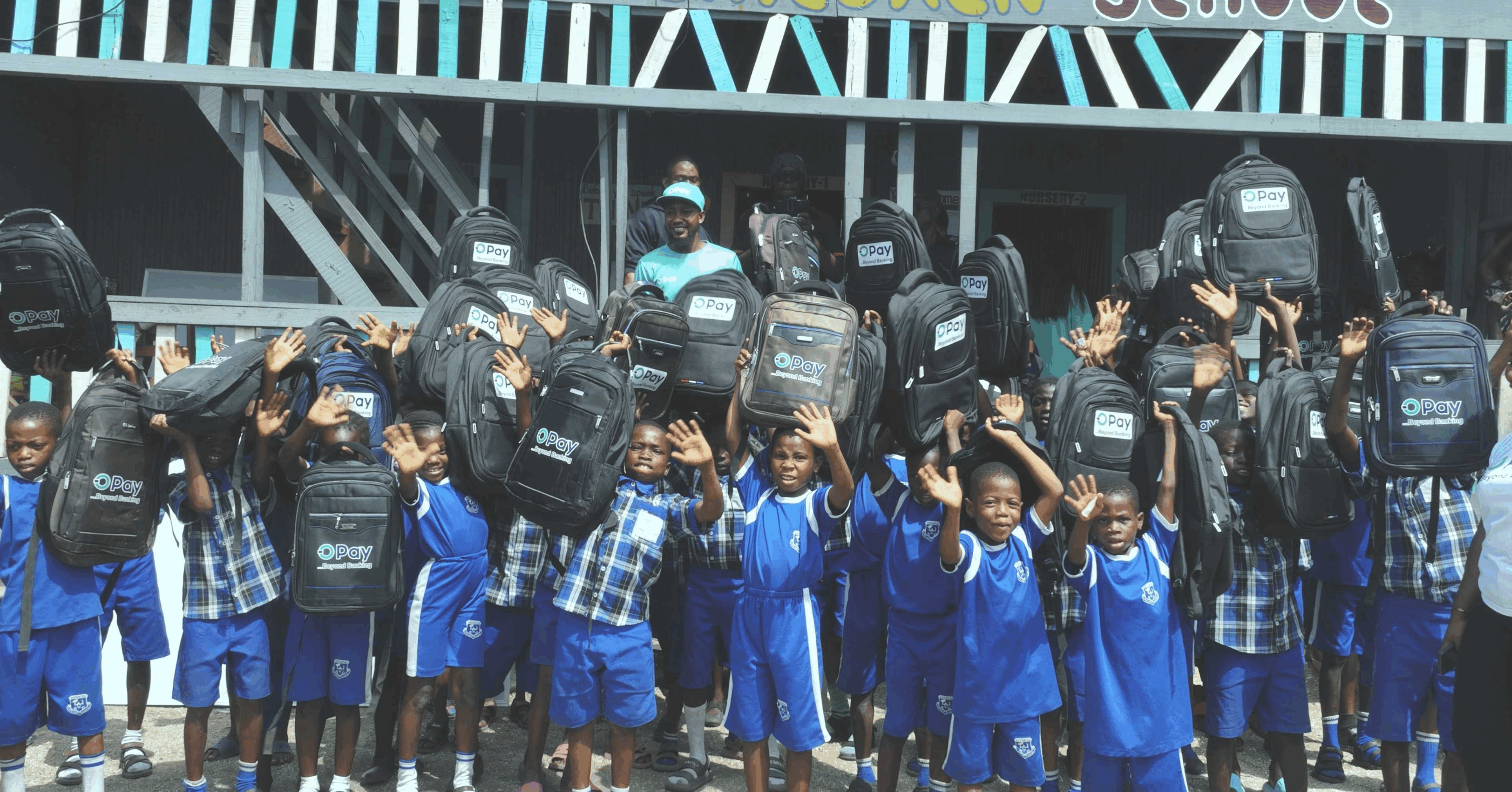 Donation of educational materials In makoko, Lagos