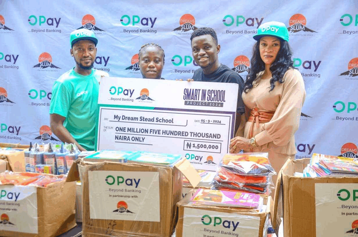 Donation of educational materials and personal hygiene kits In Yaba, Lagos