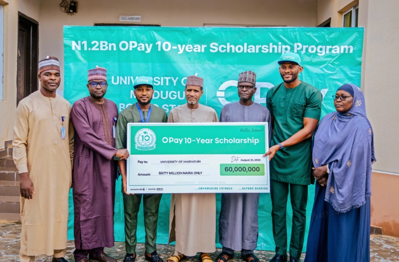 University of Maiduguri Joins Beneficiaries of OPay’s ₦1.2B Ten Year Scholarship Programme